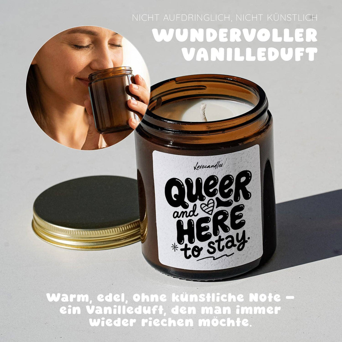 "Queer and here to stay" Scented candle