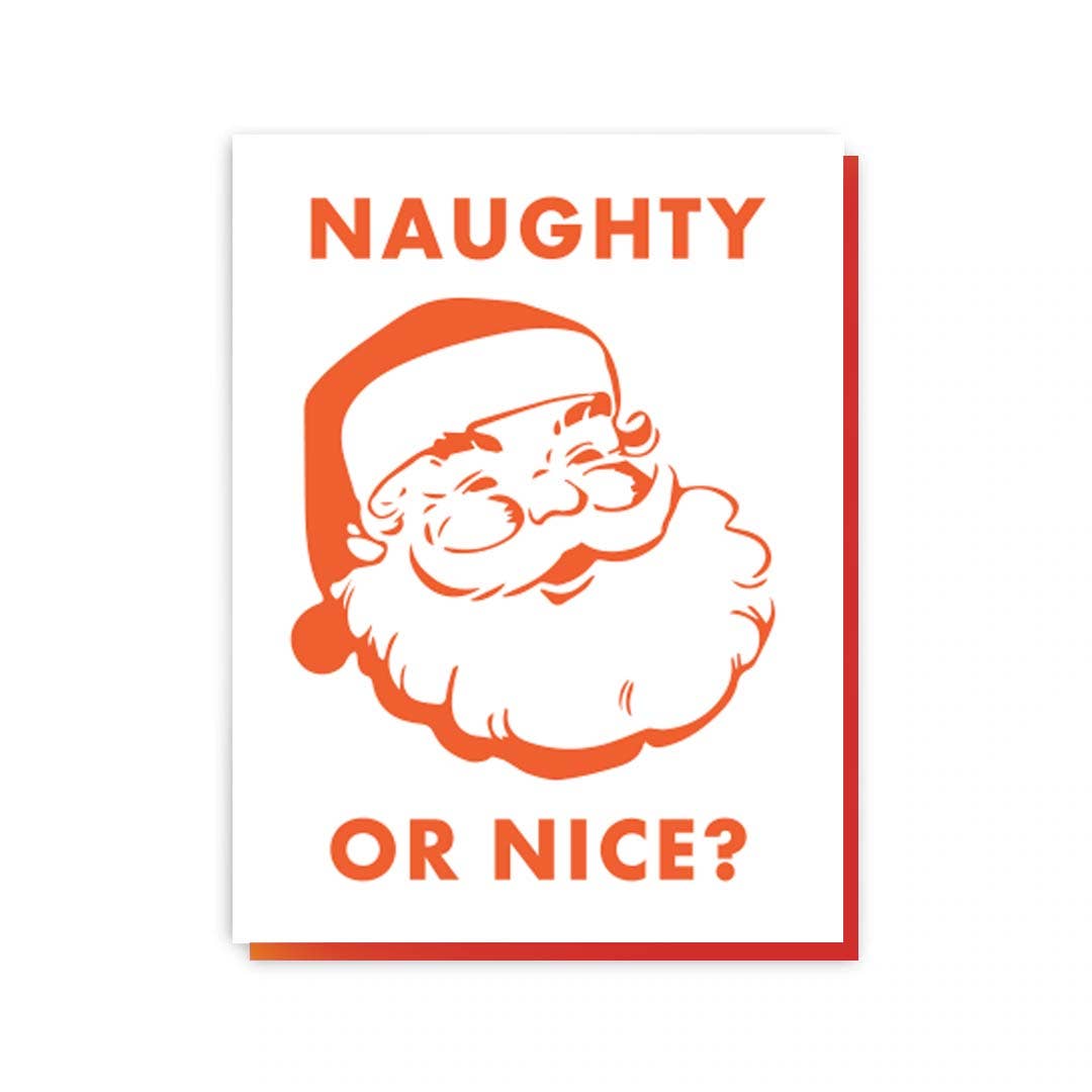 Naughty Santa Card