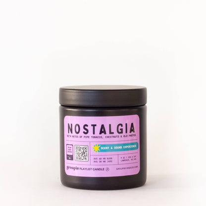 Nostalgia Playlist Candle