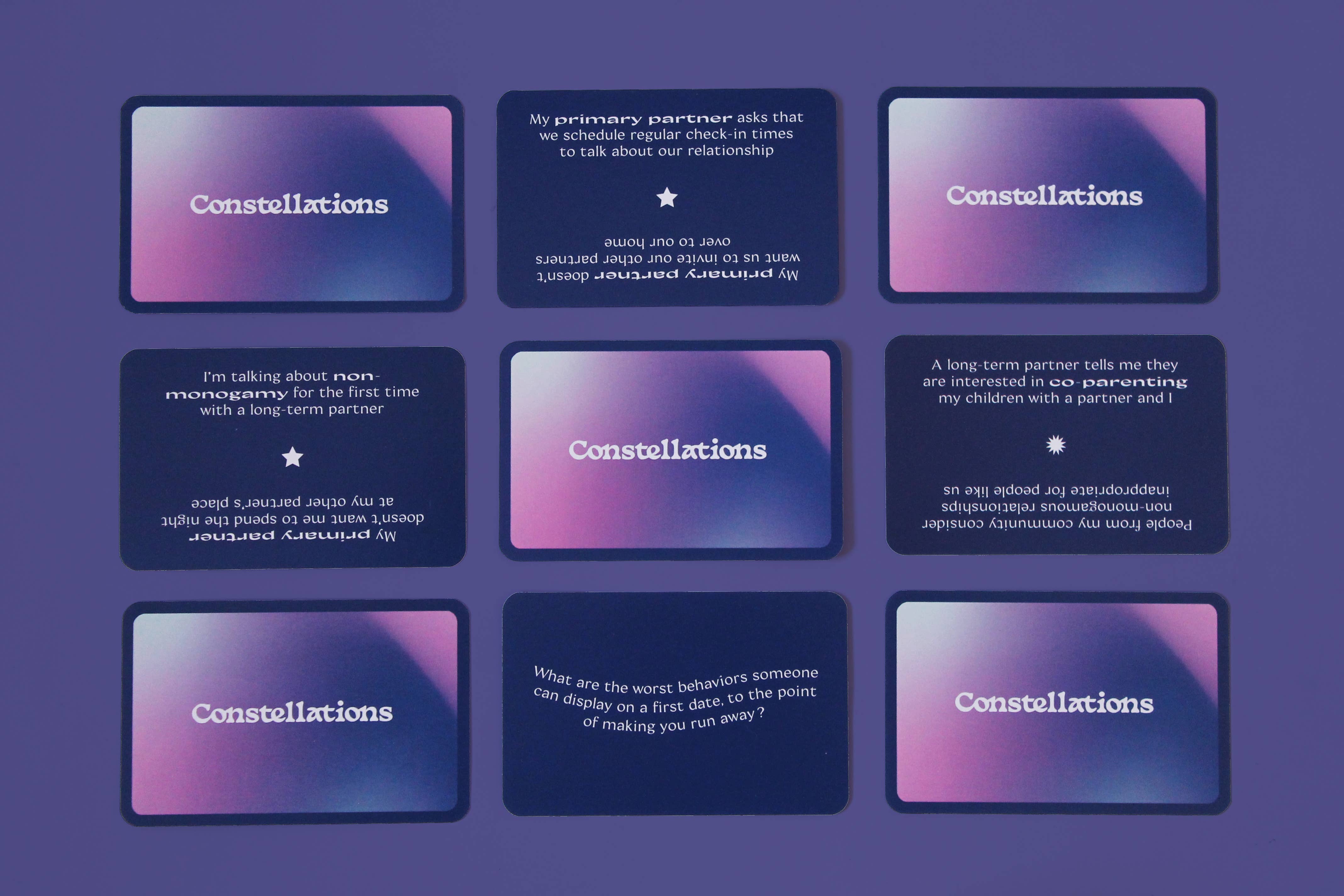 Constellations - discussion board game & polyamory | ENGLISH