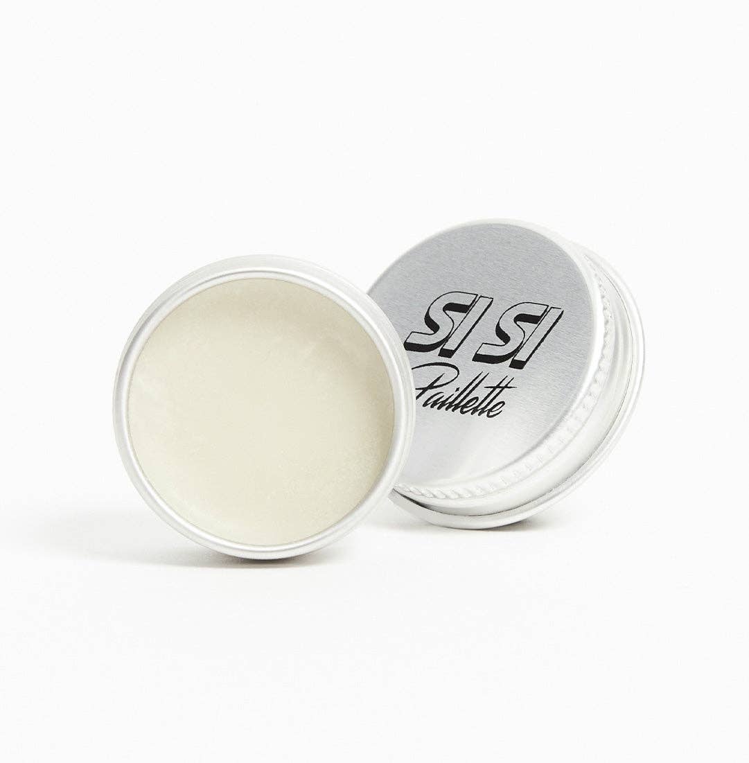 Shea butter organic glitter applicator balm
