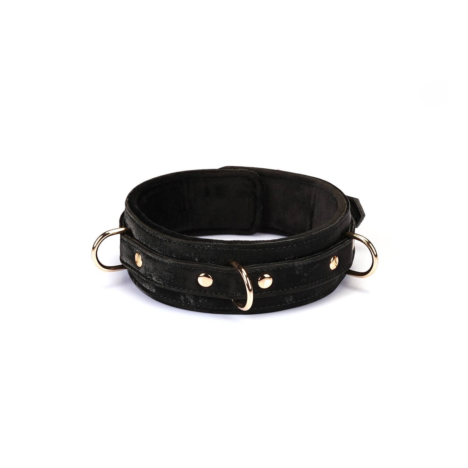 Boudoir Amor Vegan Collar with Leash Black