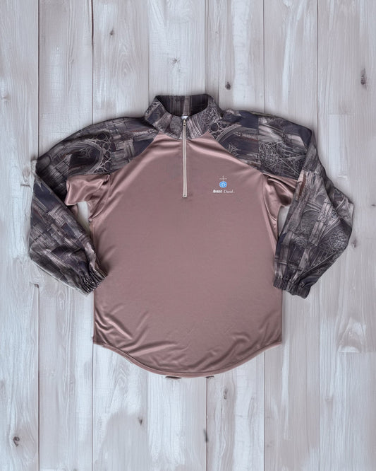 The Carpenter, Camo Quarter-zip Top