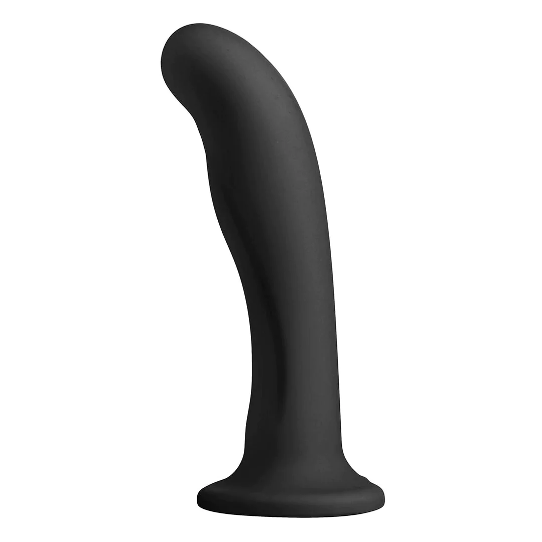 Strap U "Heart On" Silicone Dildo Black