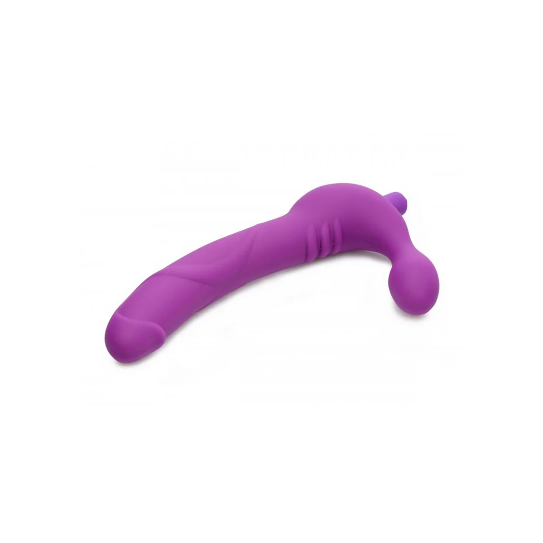 "Royal Rider" Vibrating Silicone Strapless Strap-On