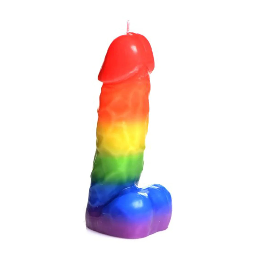 Drip Candle "Pride Pecker" Pride Colors