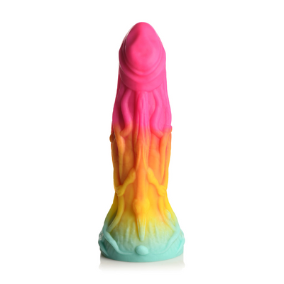 "Shape Shifter" Alien Silicone Dildo Blue/Orange/Pink