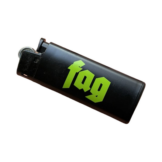 Keller Kreuzberg Lighter "fag" Black/Neon