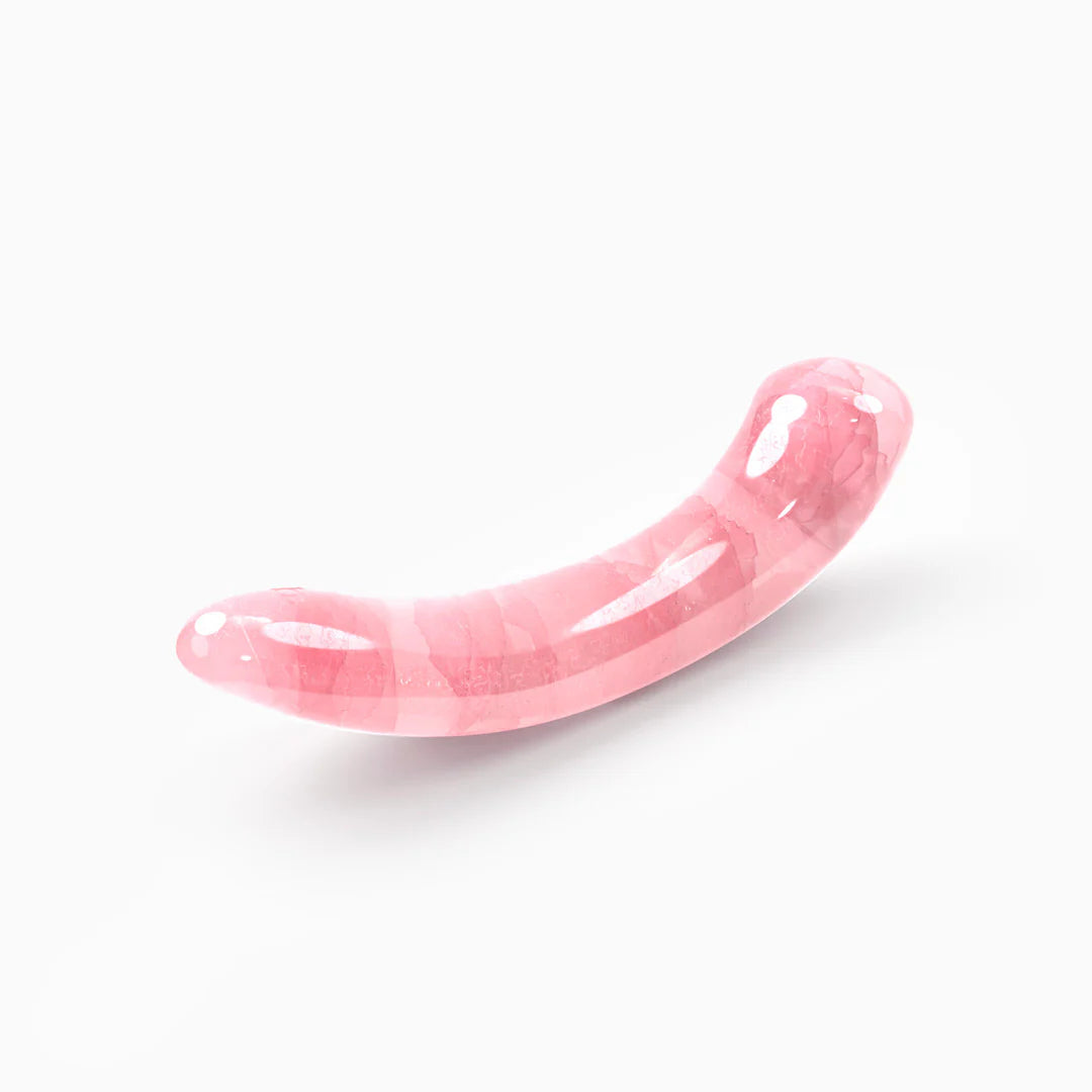 Quartz Petite Curved Dildo "Pixii"