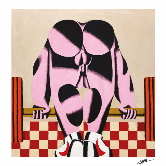 Brad Hoseley "Deadlift" Print 30x30 cm