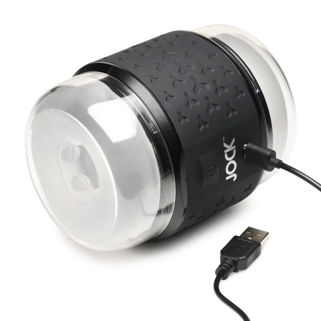 Vibrating Double Stroker Black