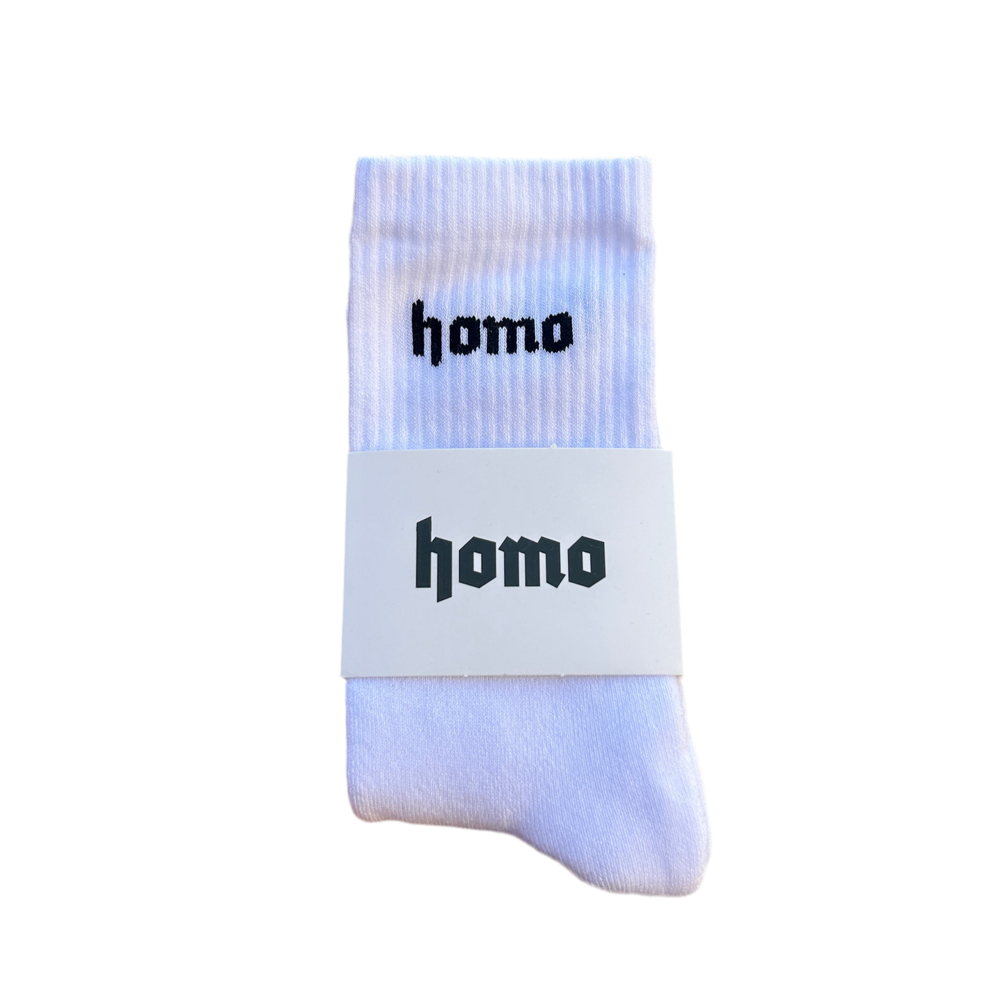 Homo Socks White / Black