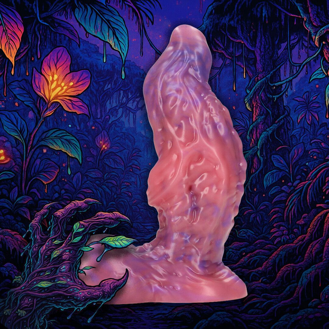 "Galactic Ravager" Silicone Dildo Purple