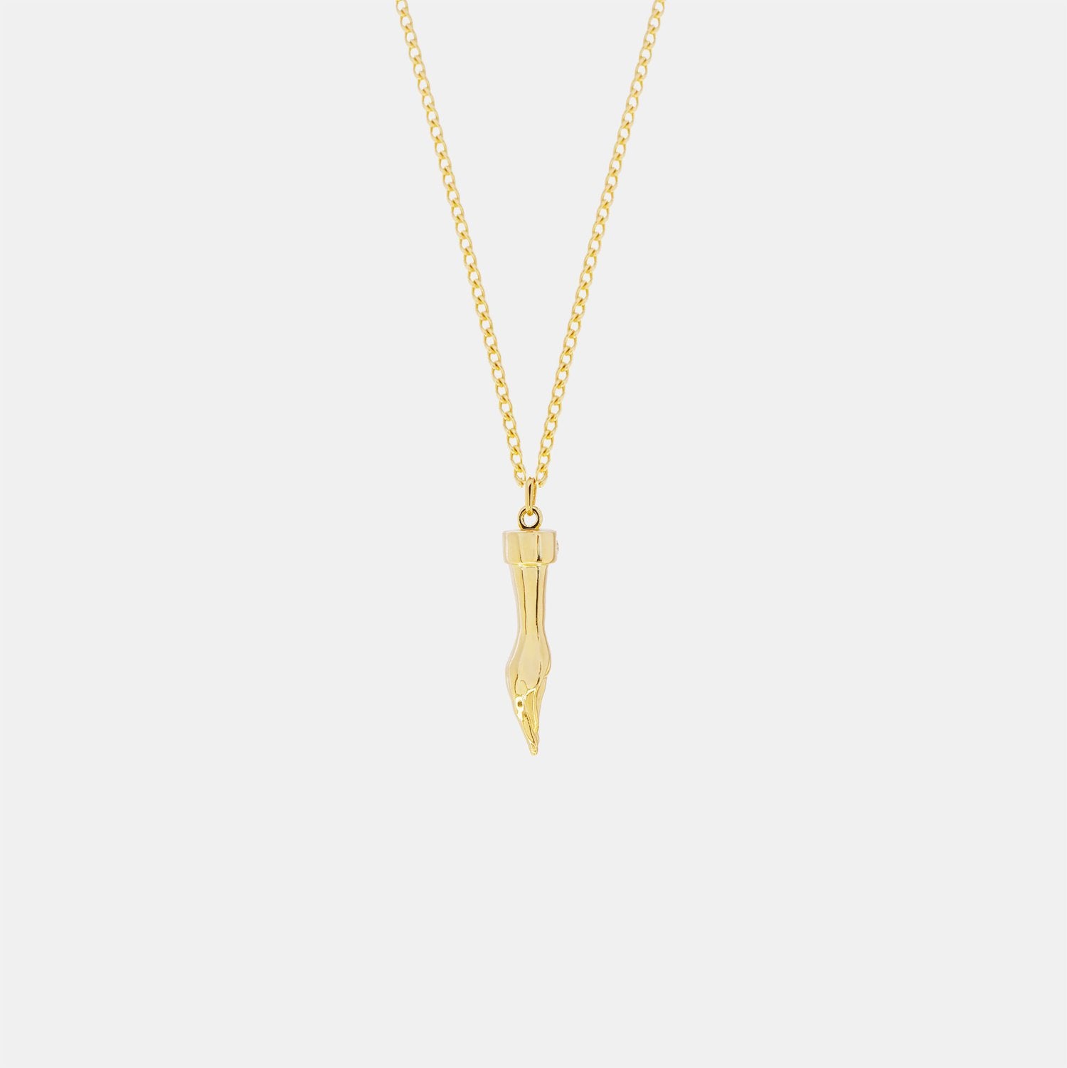 FISTING FRIEND GOLD PENDANT NECKLACE