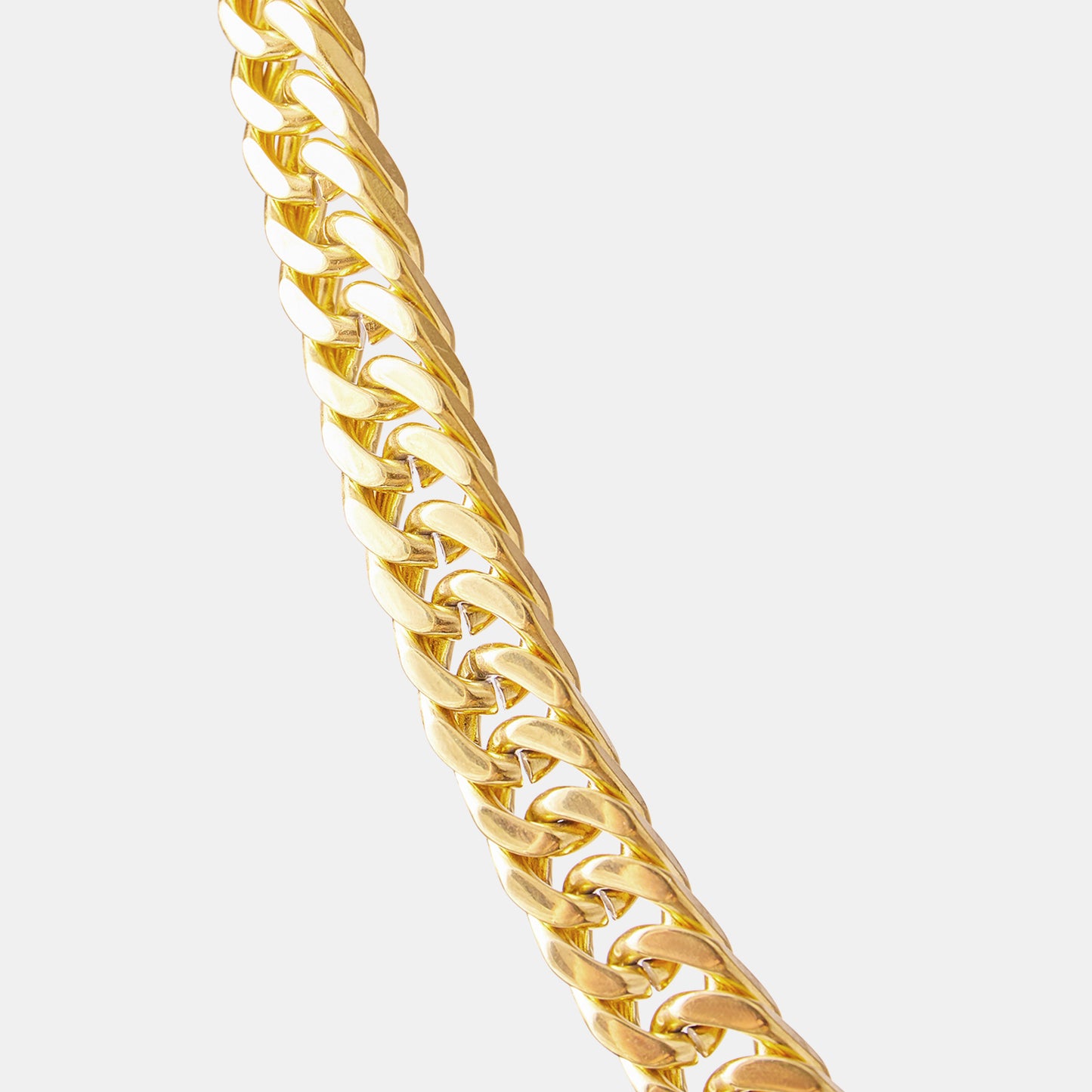 THICC N' CHUNKY CURB CHAIN NECKLACE (Silver & Gold)