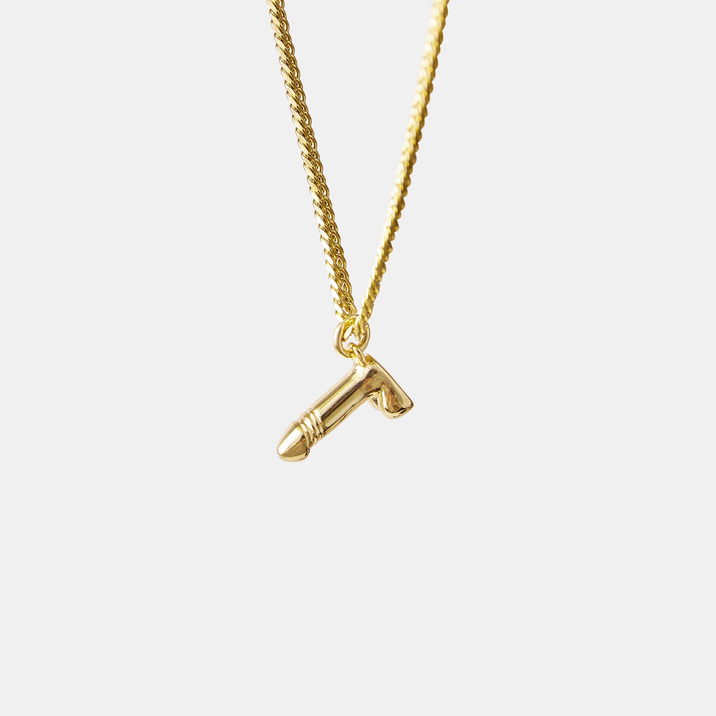 MINI DICK CURB CHAIN NECKLACE (Silver & Gold)