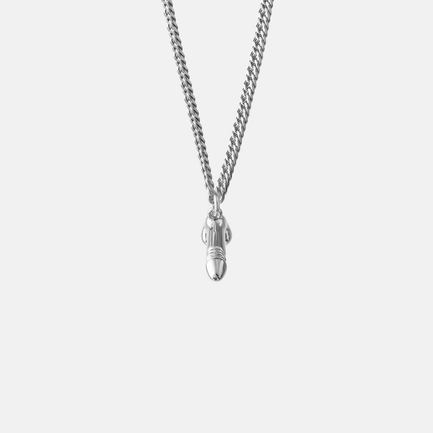 MINI DICK CURB CHAIN NECKLACE (Silver & Gold)