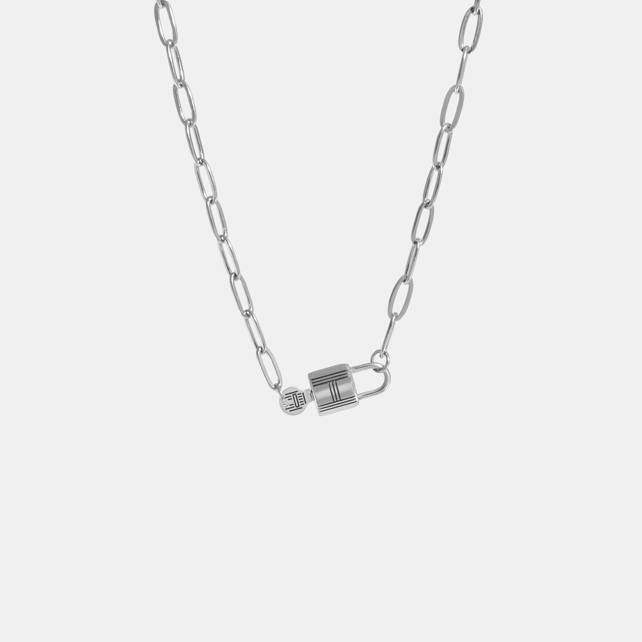 PADLOCK N' KEY CHAIN NECKLACE