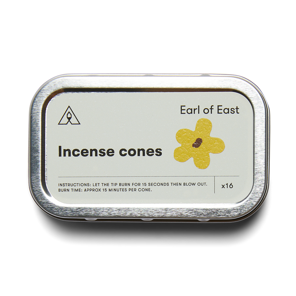 Flower Power | Incense Cones 16pk | East of Earl