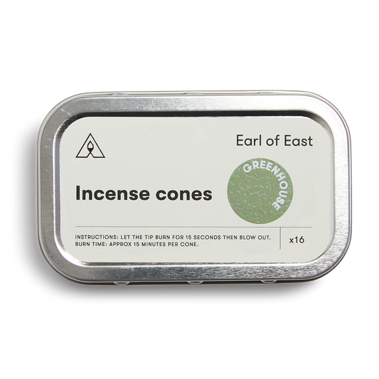 Greenhouse | Incense Cones 16pk | East of Earl