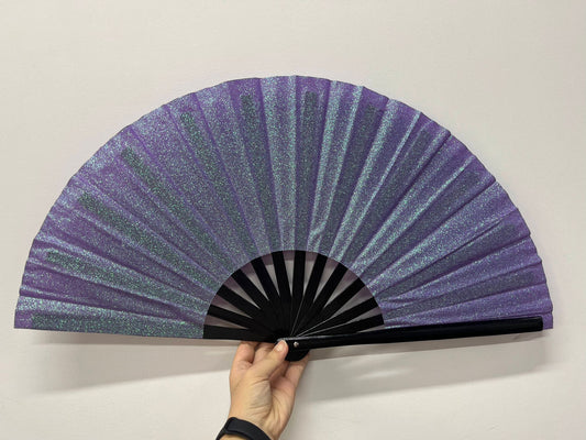 Purple Glitter Fan