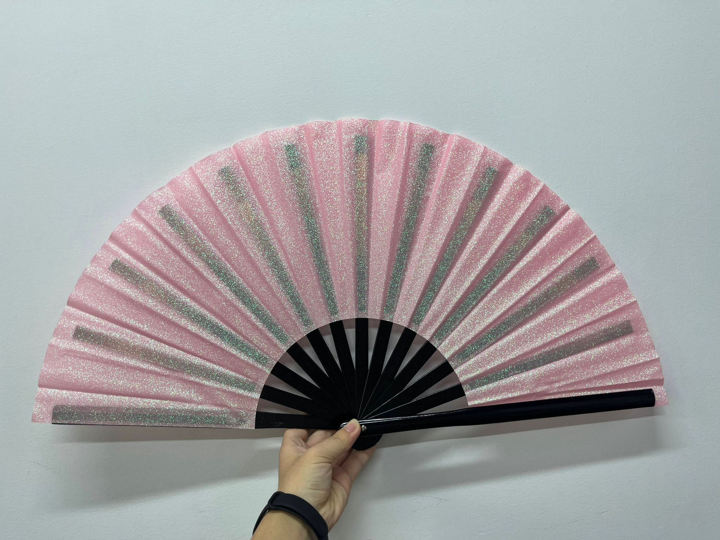 Pink Glitter Fan