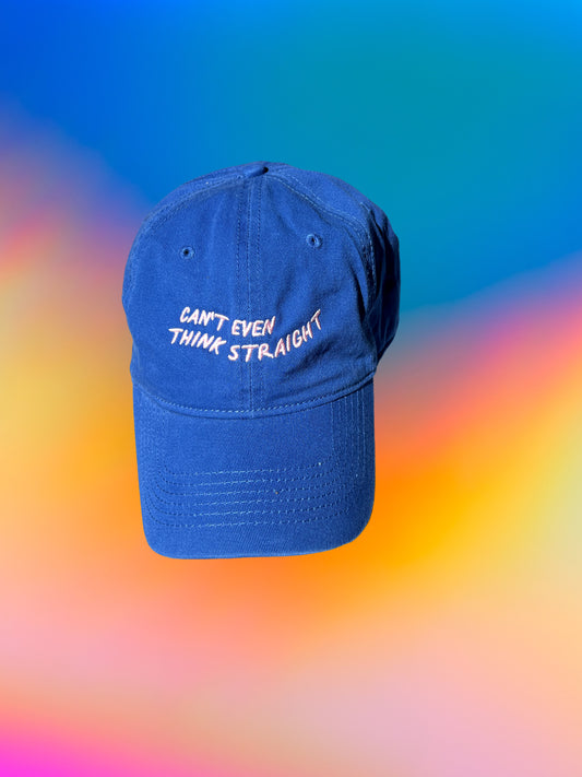 KK Cap "Can't even think straight" Royal Blue/Pink