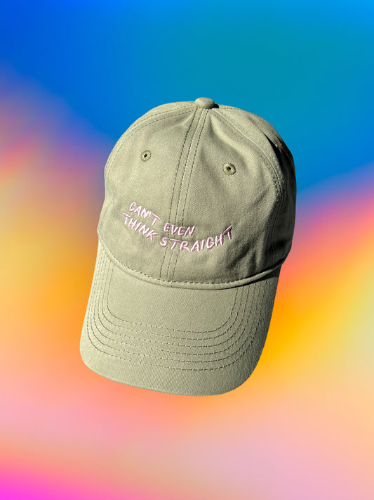 KK Cap "Can't even think straight" Sage/Pink