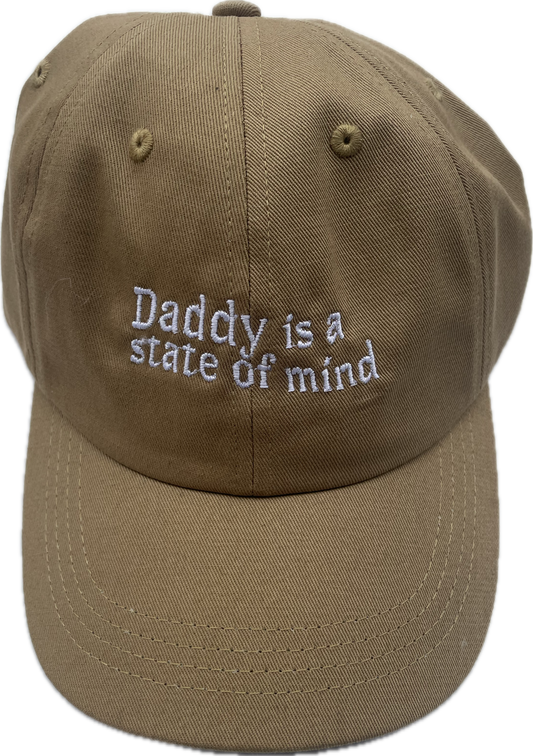 KK Cap "Daddy is a state of mind" Beige/Blue