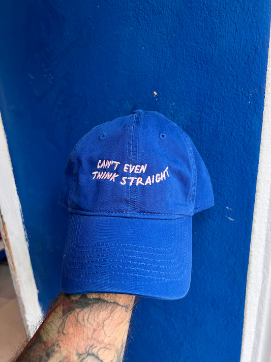KK Cap "Can't even think straight" Blue/Pink