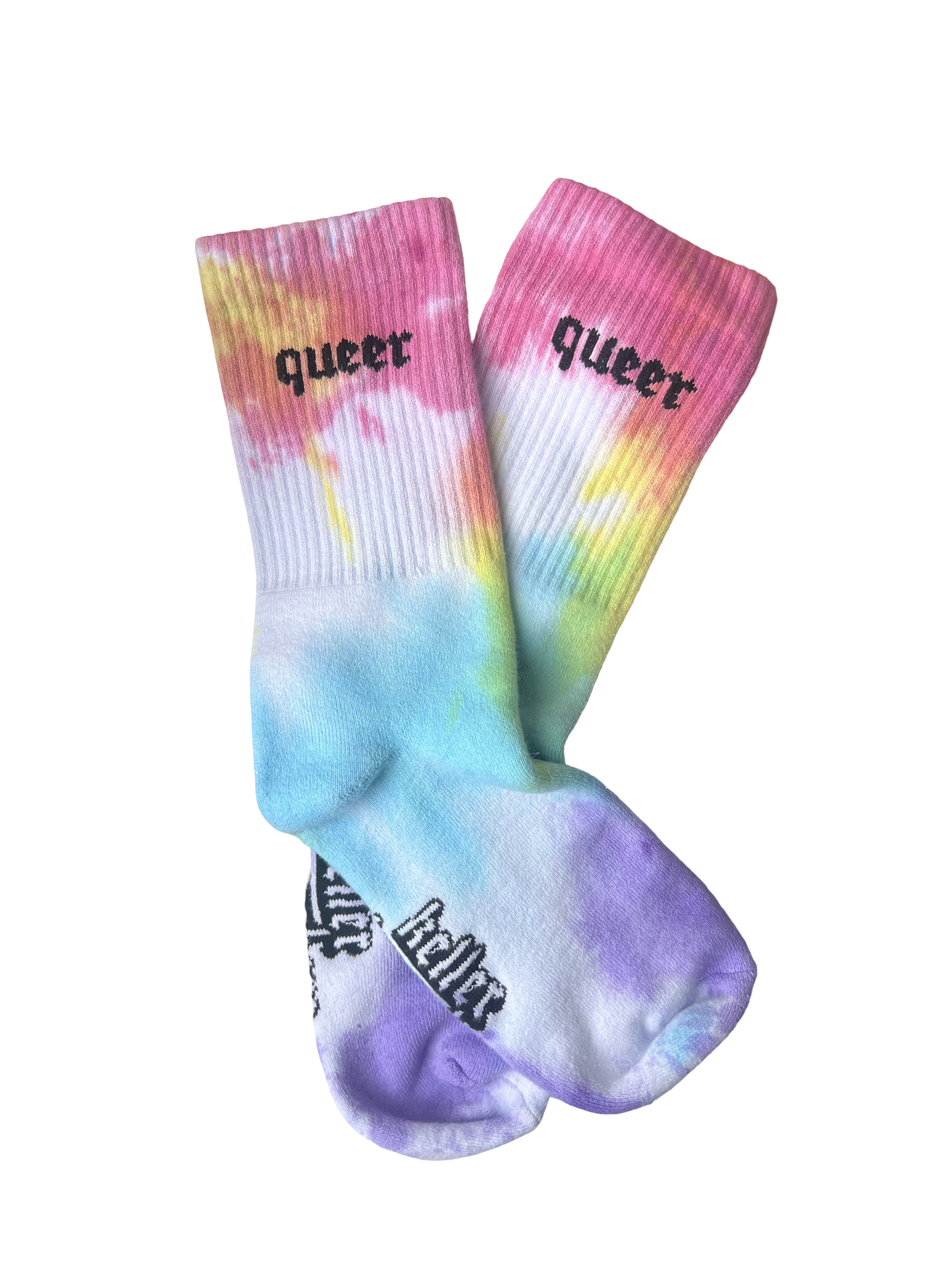 KK Socks "queer" Tie Dye
