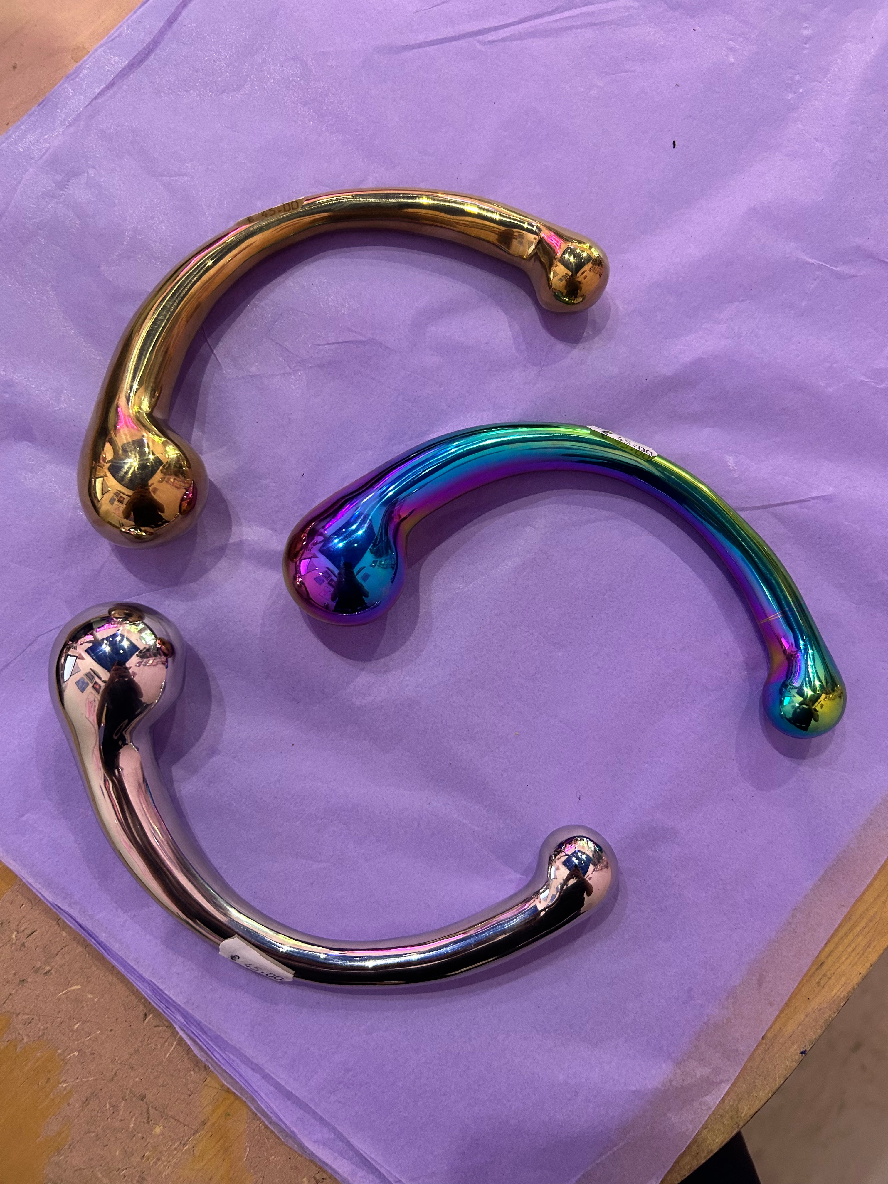 Double Ended Prostate Massager Stainless Steel