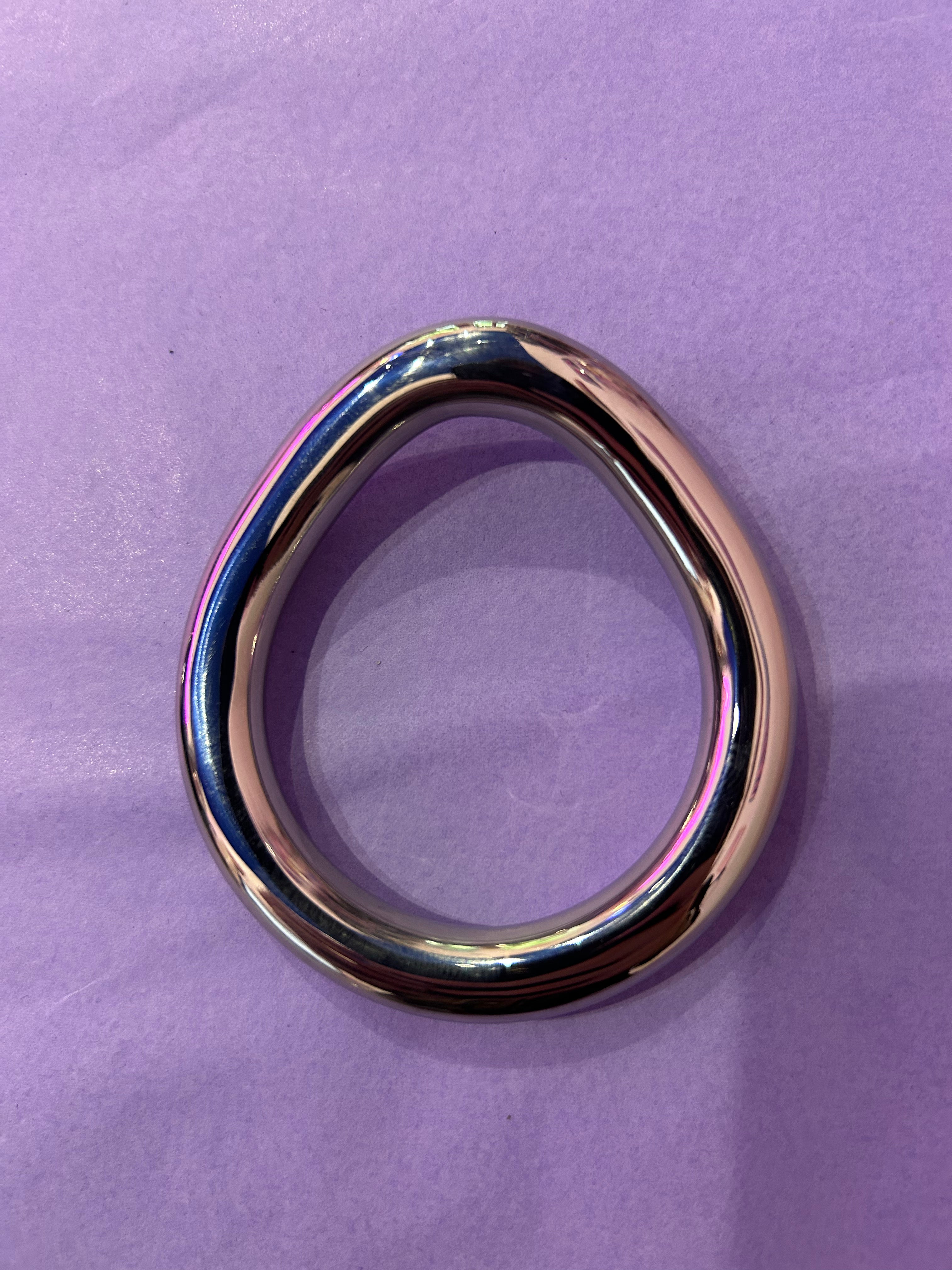 Stainless Steel Cockring with Point