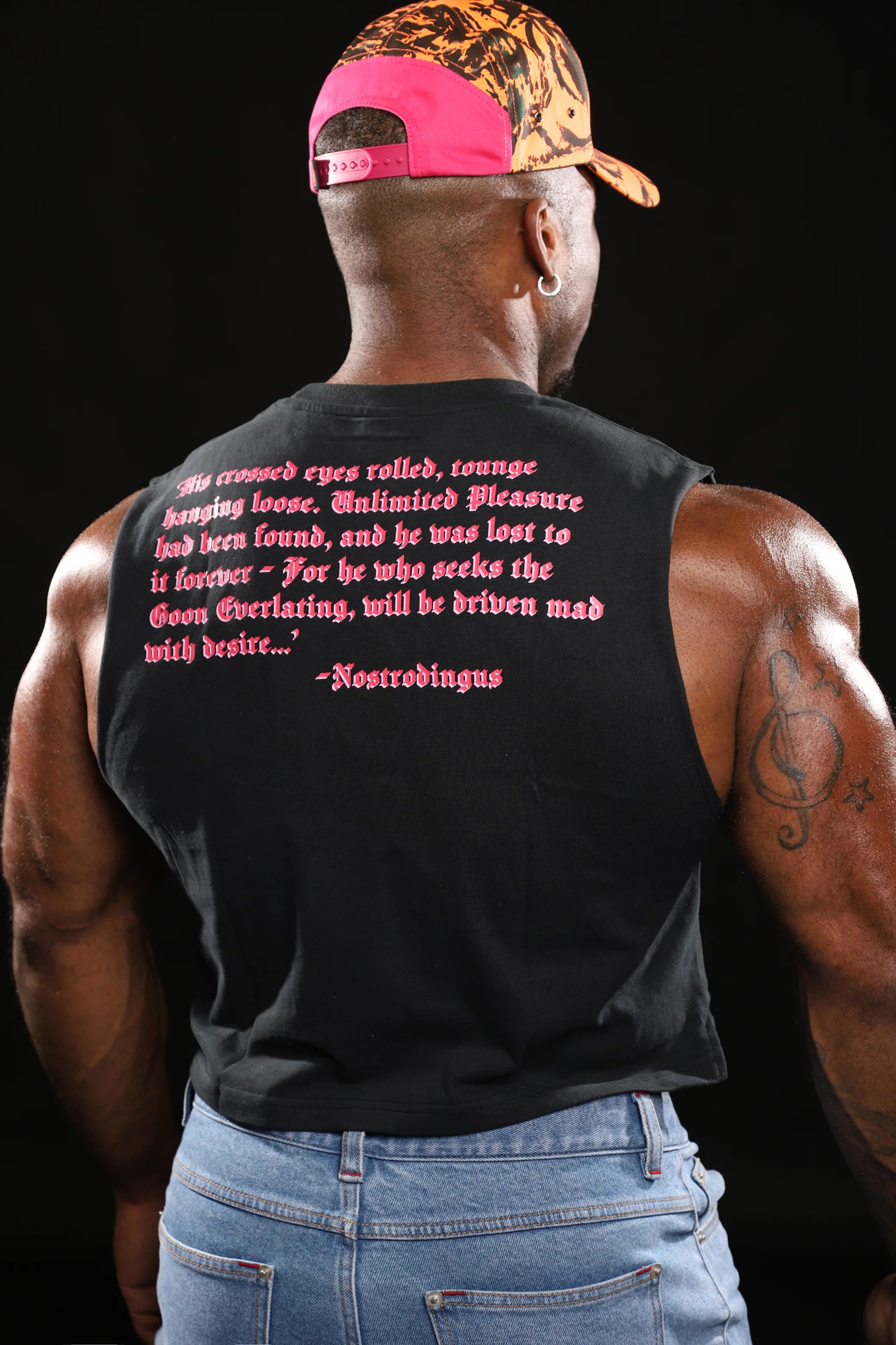 Strapp Metal 'Infinite Goon' Rocker Crop Tank