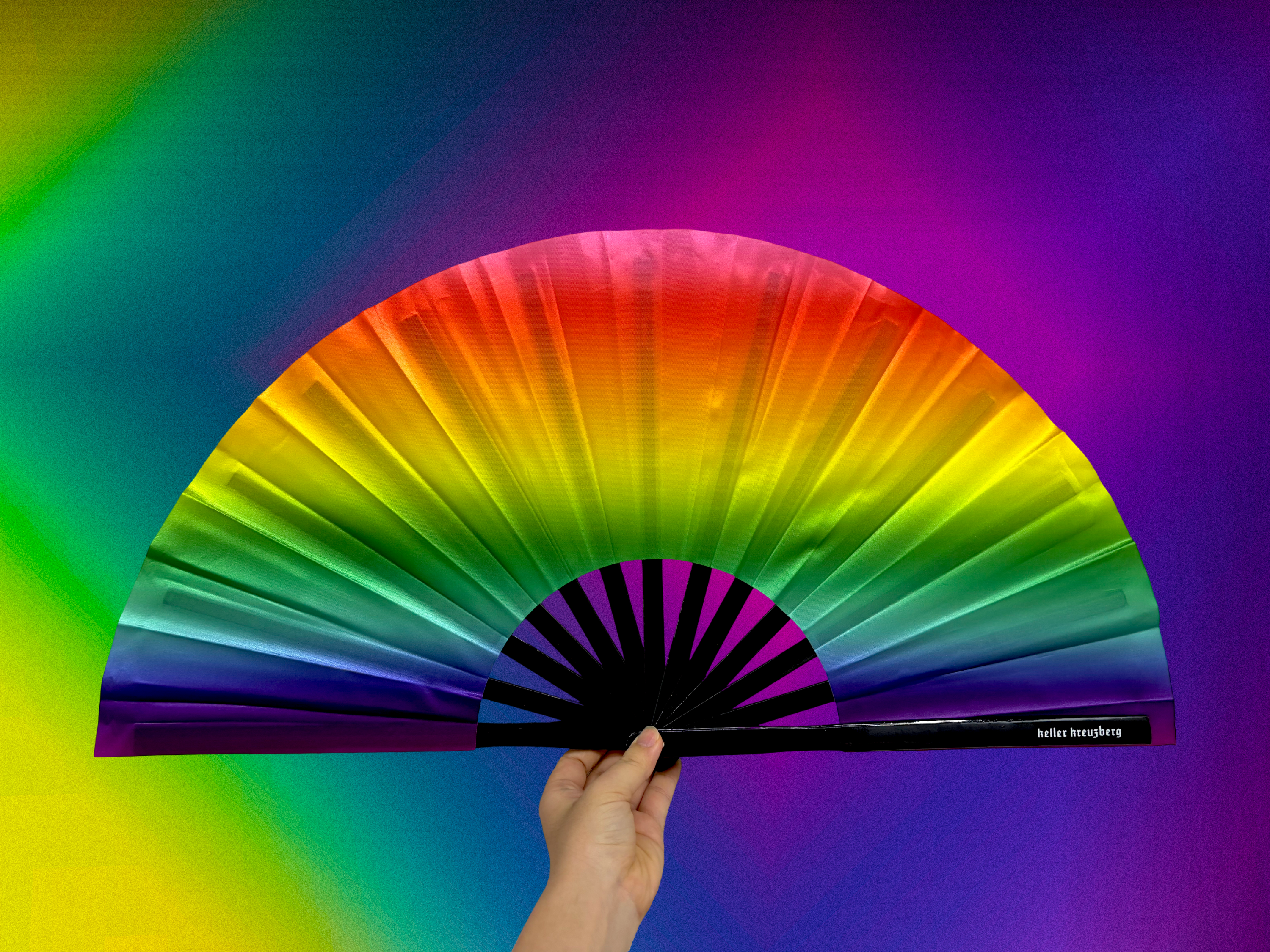 KK Fan "OG Pride Rainbow Flag"