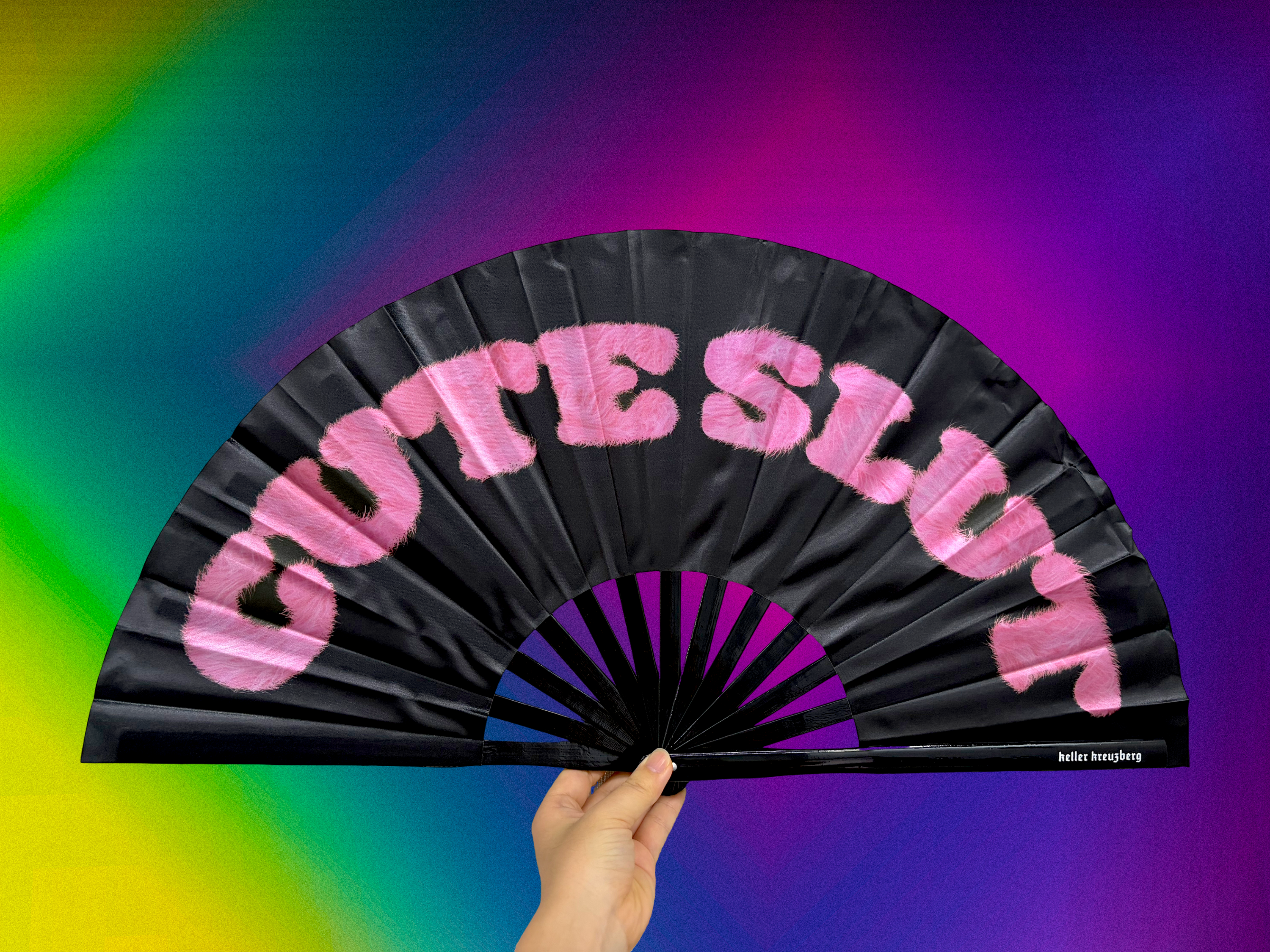 KK Fan "Fluffy Cute Slut" Pink