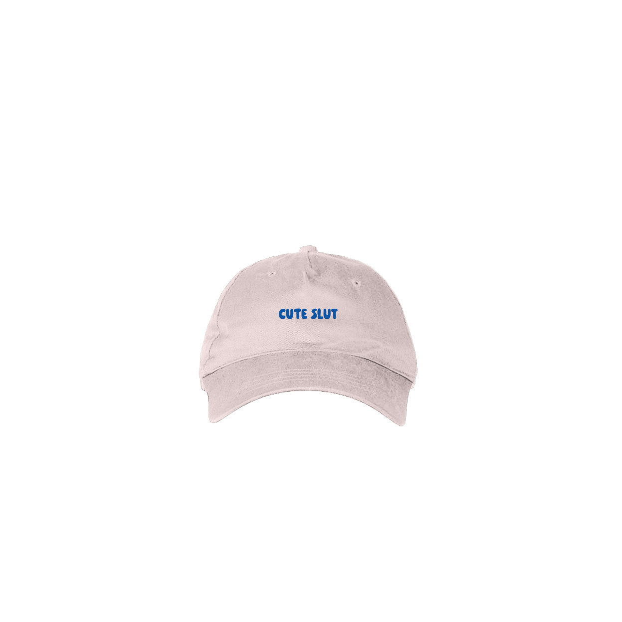 KK Cap "Cute Slut" Light Pink/Blue