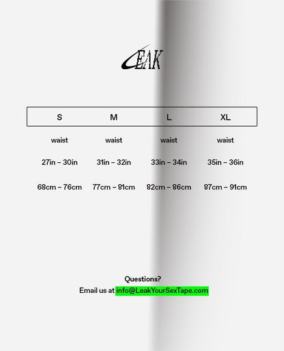 LEAK NYC - GROMMET TRACK SHORTS - BLACK