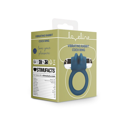Vibrating Rabbit Cock Ring Baltic Blue
