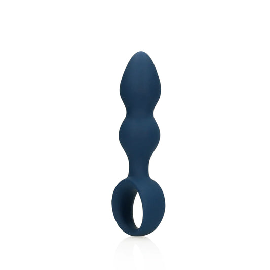 Teardrop Shaped Anal Plug Baltic Blue