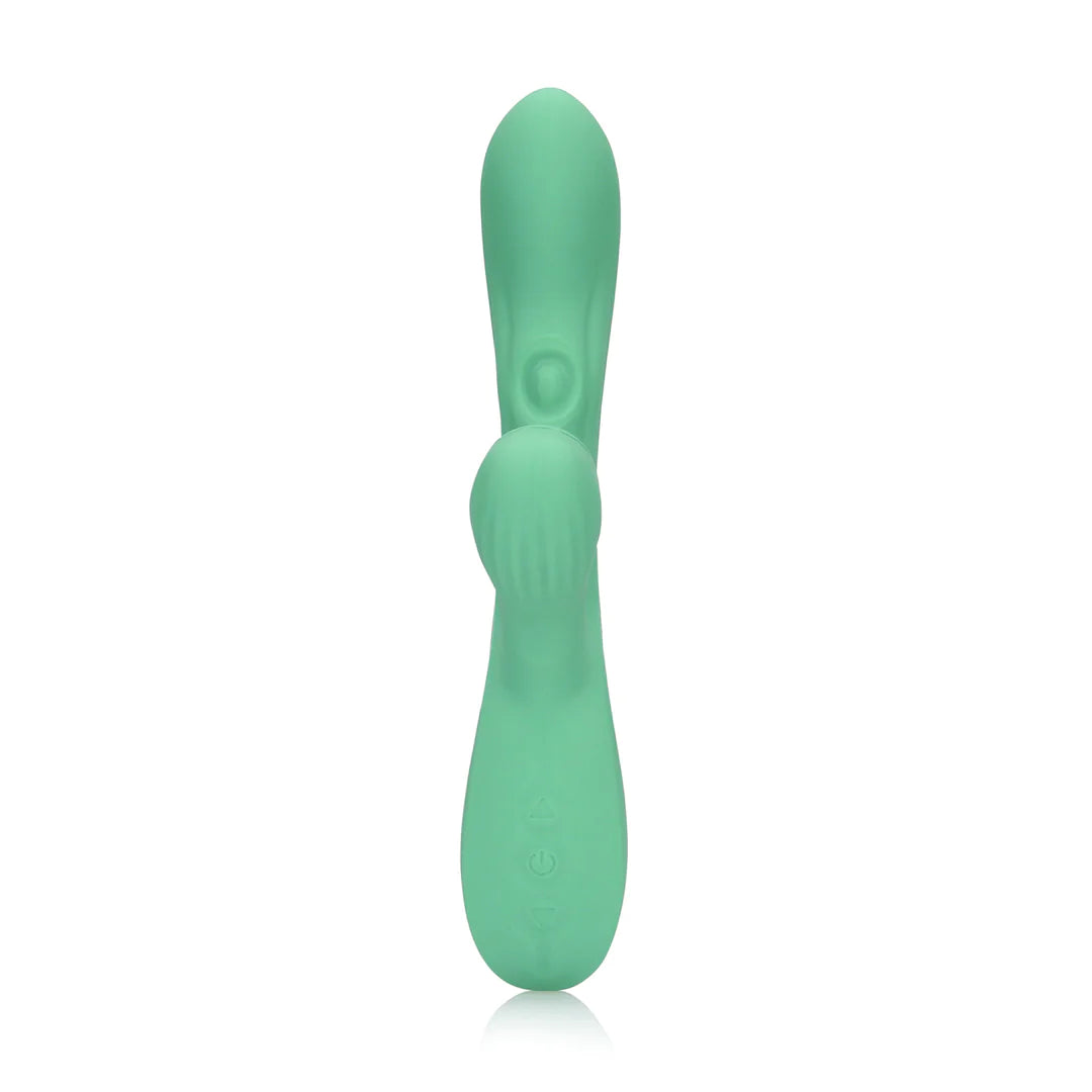 Pulse Wave and Tongue Flickering Rabbit Vibrator Blue Grass