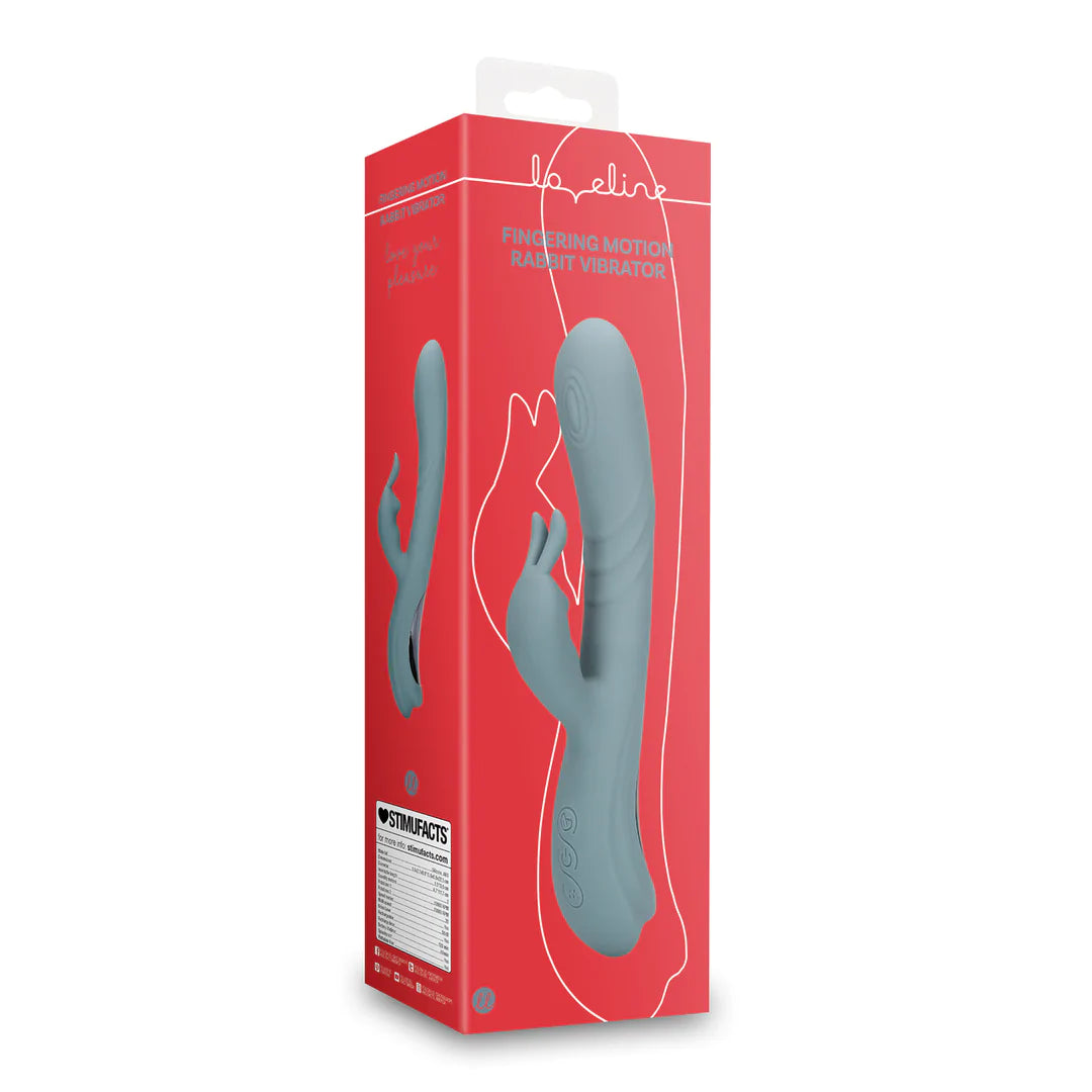 Fingering Motion Rabbit Vibrator Weathervane Grey