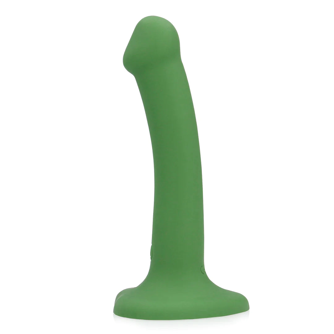 Non-Phallic Vibrating Dildo Small Forest Green