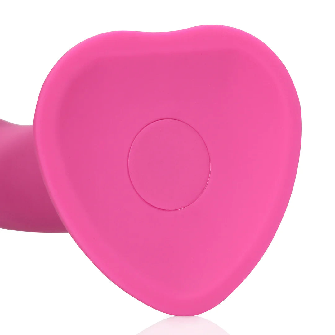 Non-Phallic Vibrating Dildo Medium Powerful Pink