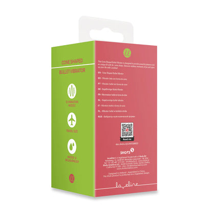 Cone Shaped Bullet Vibrator Blushing Red