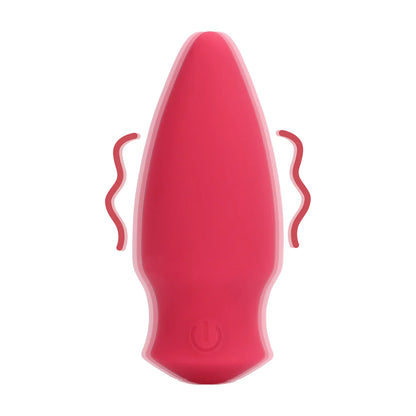 Cone Shaped Bullet Vibrator Blushing Red