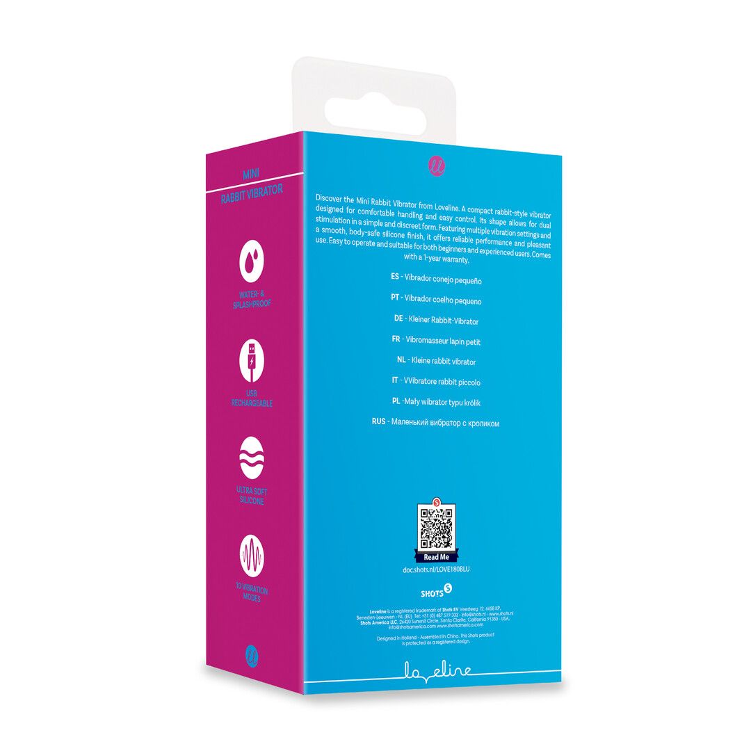 Mini Rabbit Vibrator Azure Desire