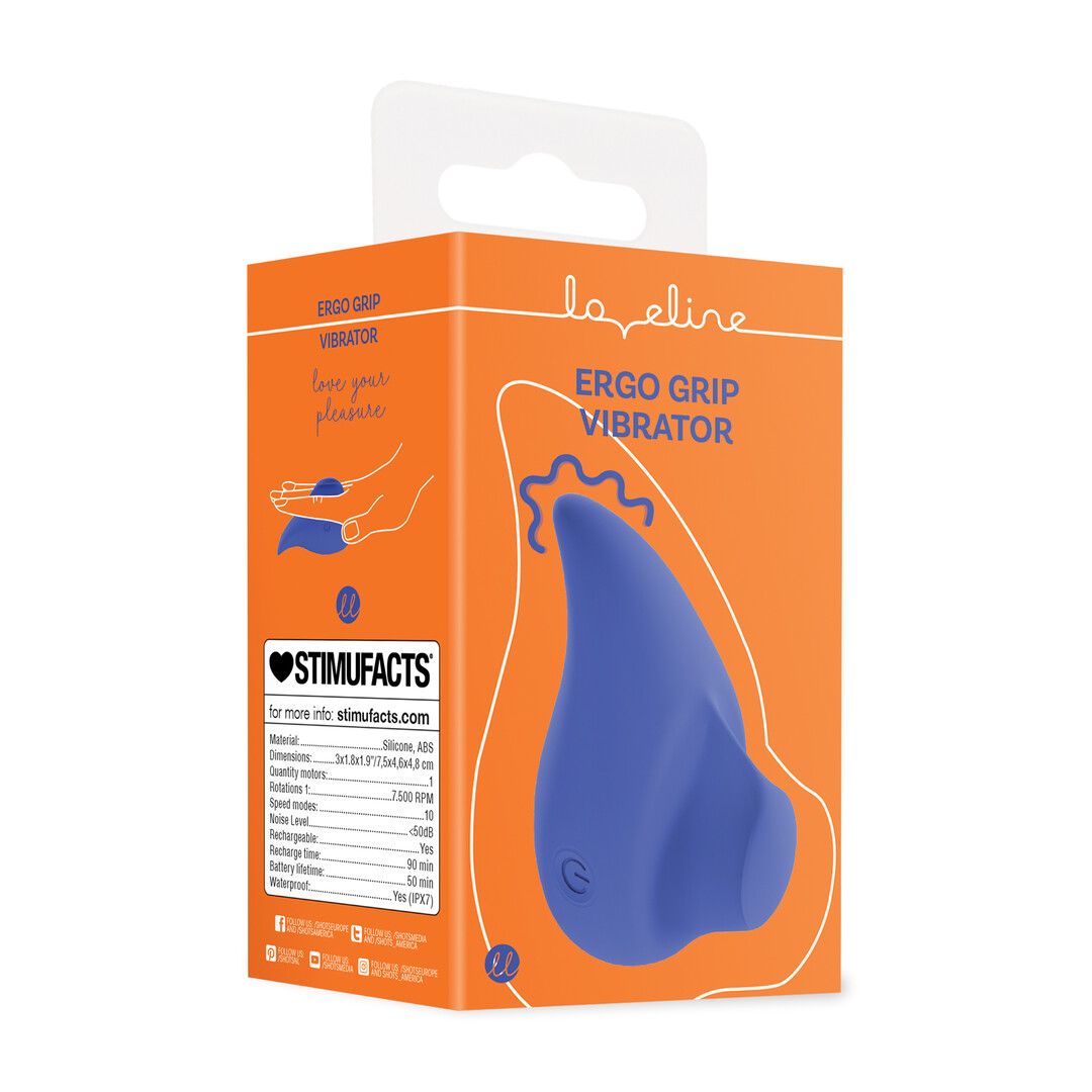 "Ergo Grip" Lay On Massager Blue
