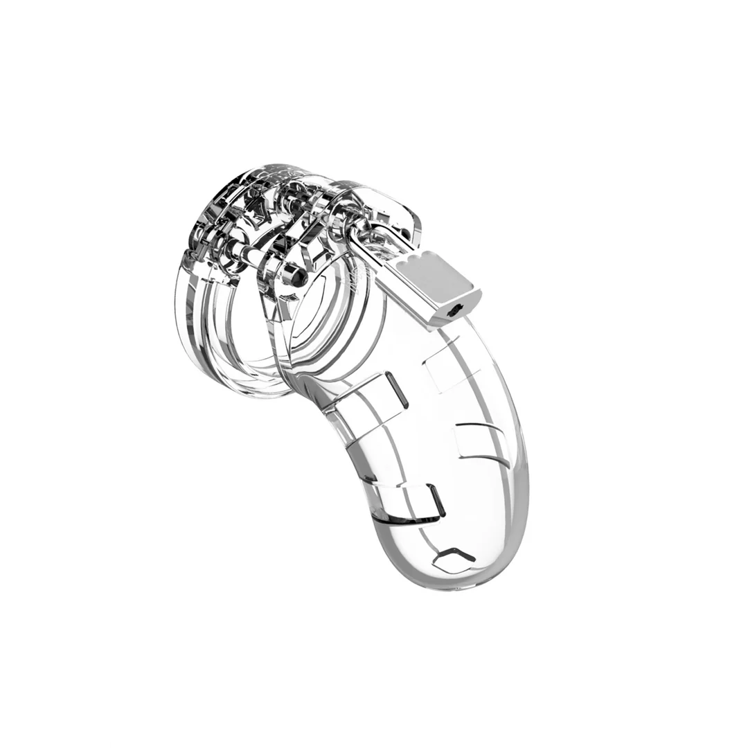 Chastity Cage "Model 01" 9 cm Polycarbonate Clear