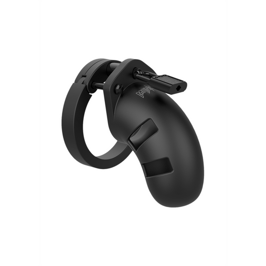 Chastity Cage "Model 20" 9 cm Silicone Black